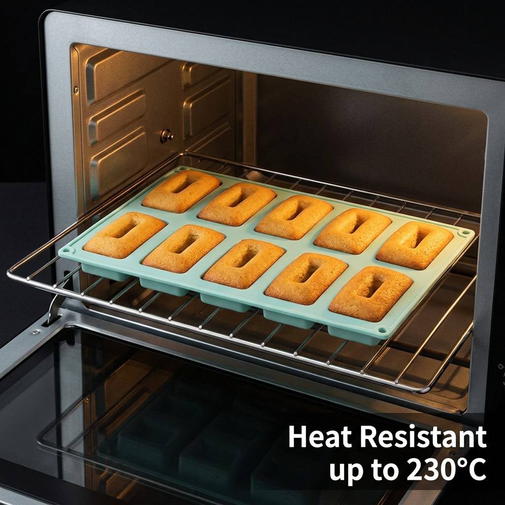 Tray Mold Rectangle - Антипригарная силиконовая форма для выпечки с