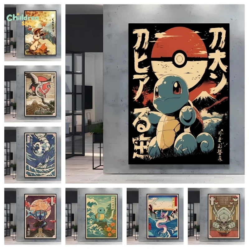Resin Art Work - Алмазная мозаика: картина с изображением покемона