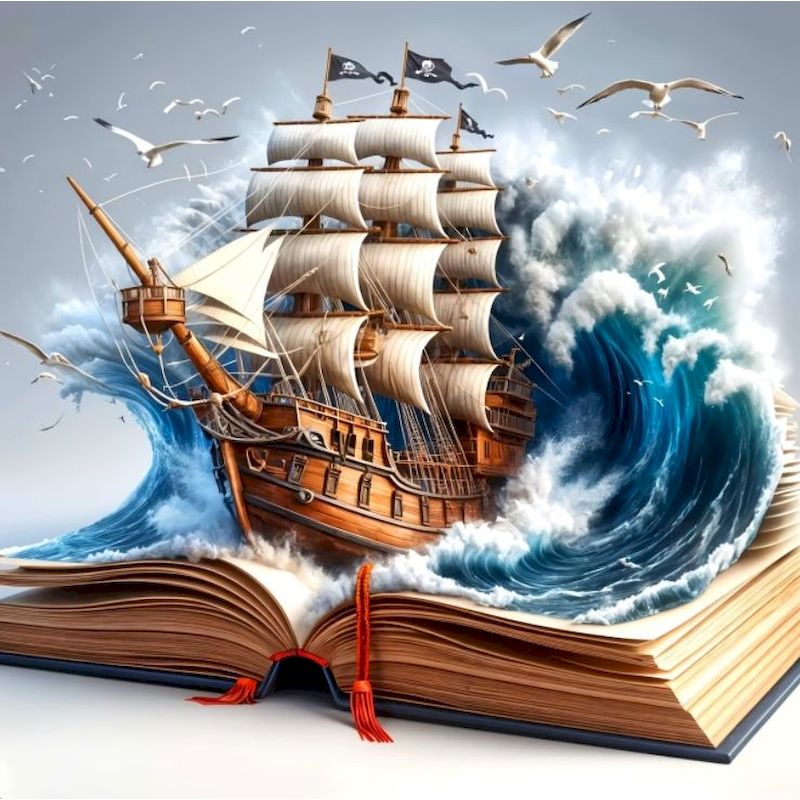 Resin Art Book - SDOYUNO Diy Алмазная мозаика, книга, полная