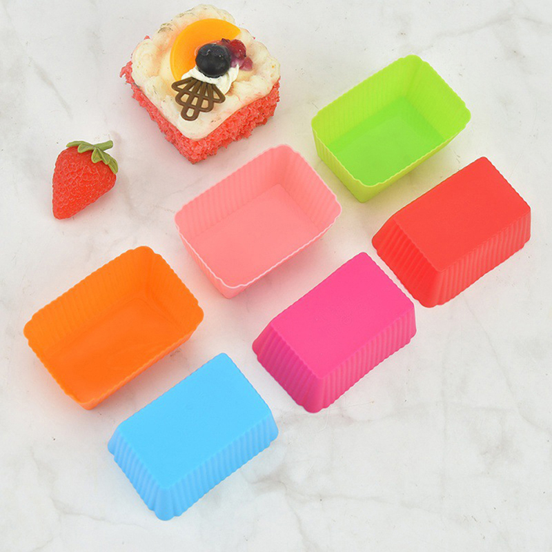 Tray Mold Rectangle - 6 шт. форма для торта, силиконовая