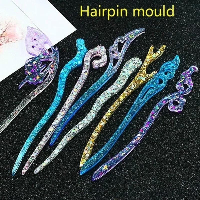 Resin Art Notes - Новая прозрачная шпилька, силиконовая специальная форма