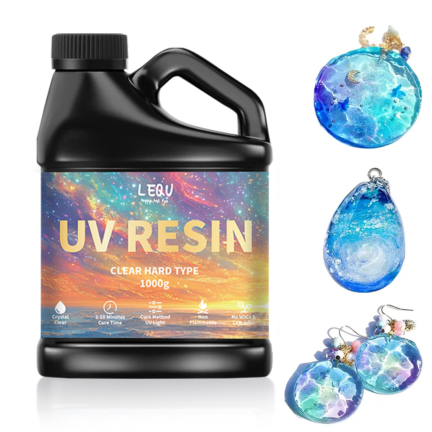 Resin Art Acrylic - 100/200/500/1000 г УФ-клей для эпоксидной смолы,