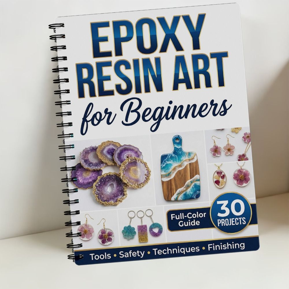 Пособие по искусству из эпокси – обзор и цена Resin Art Book