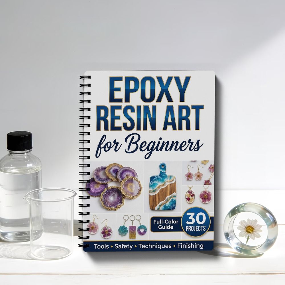Пособие по искусству из эпокси – обзор и цена Resin Art Book