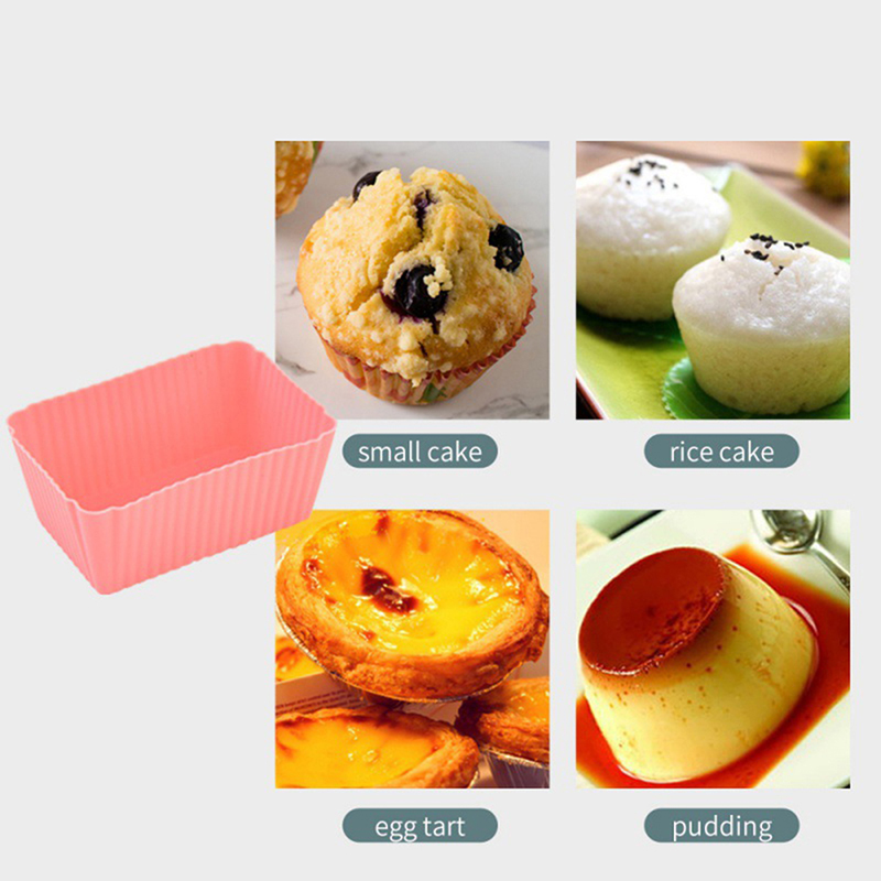 6 шт. форма для торта, силикон – обзор и цена Tray Mold Rectangle