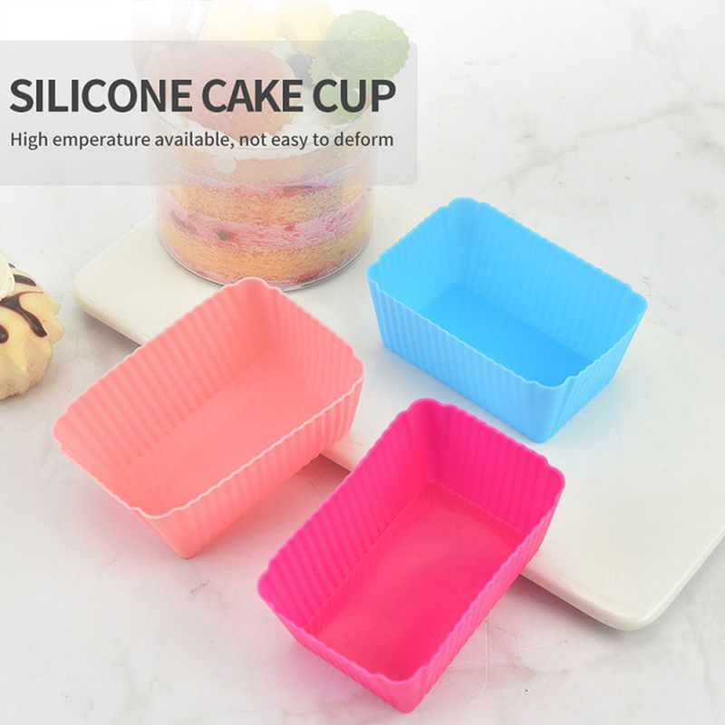 6 шт. форма для торта, силикон – обзор и цена Tray Mold Rectangle