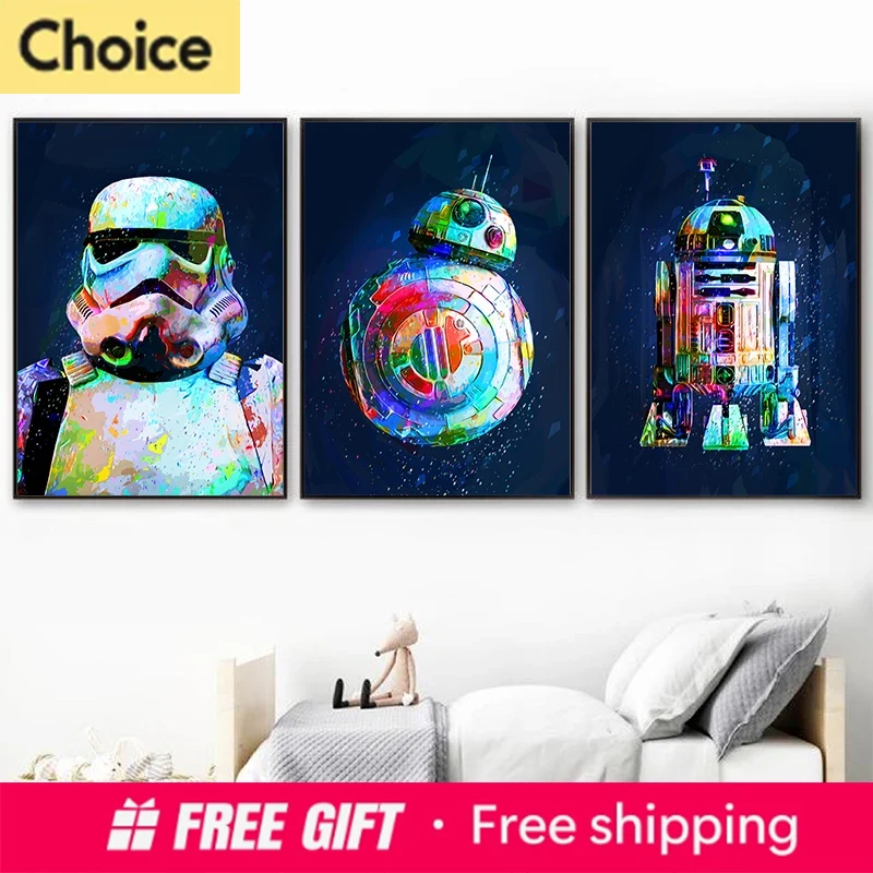 Постер «Звездные войны» в аква – обзор и цена Resin Art Canvas